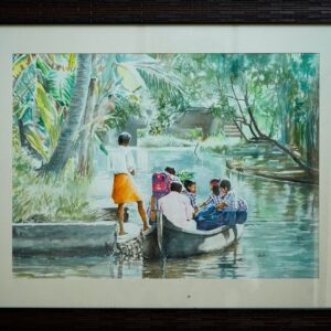 Boat on Back Water River