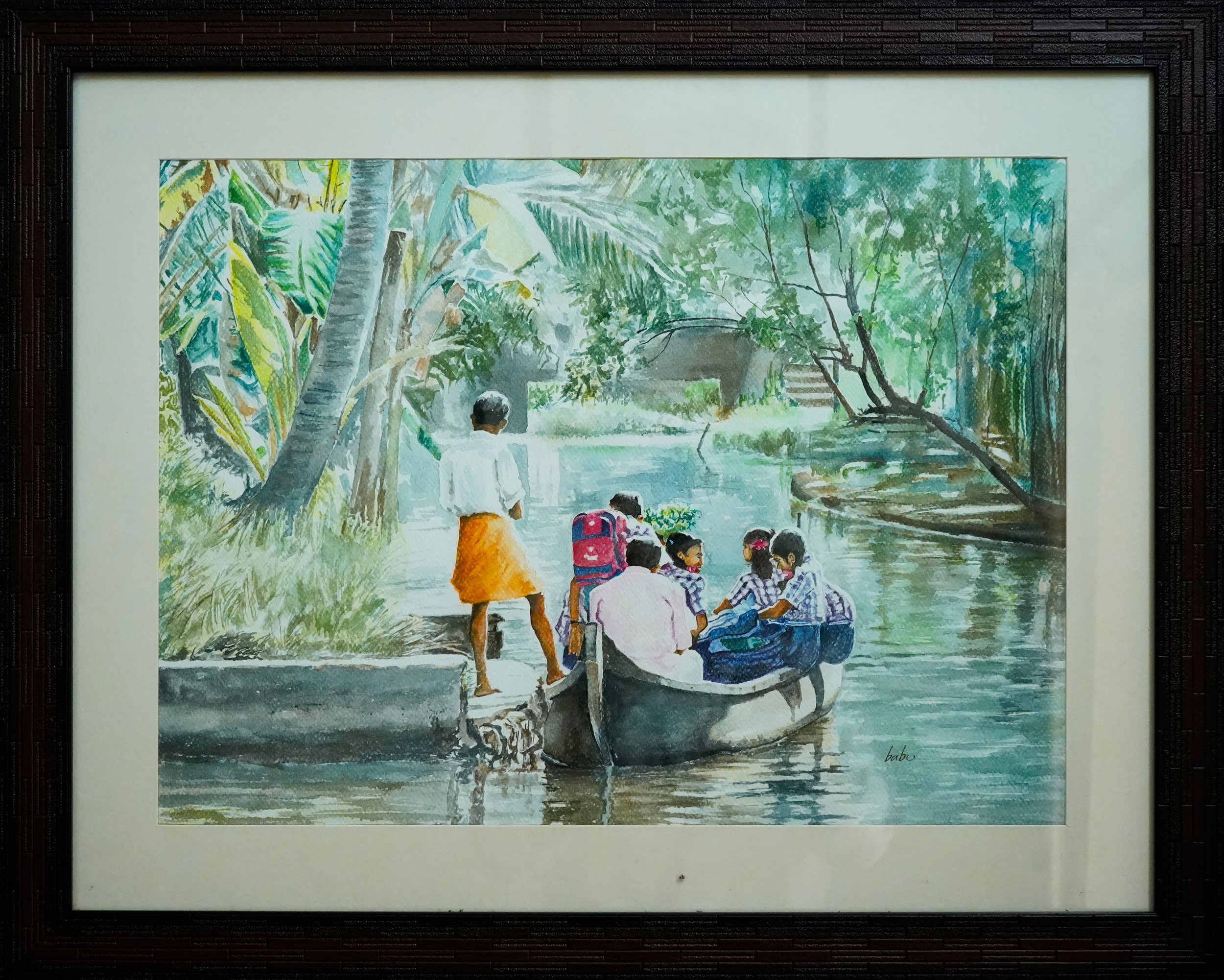 Boat on Back Water River