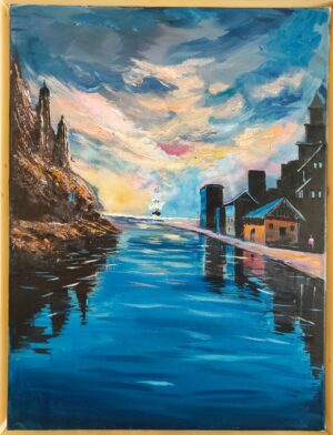 Scenic Waterfront Landscape Five