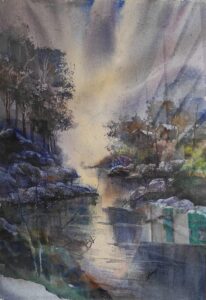 Waterfall from Mountain